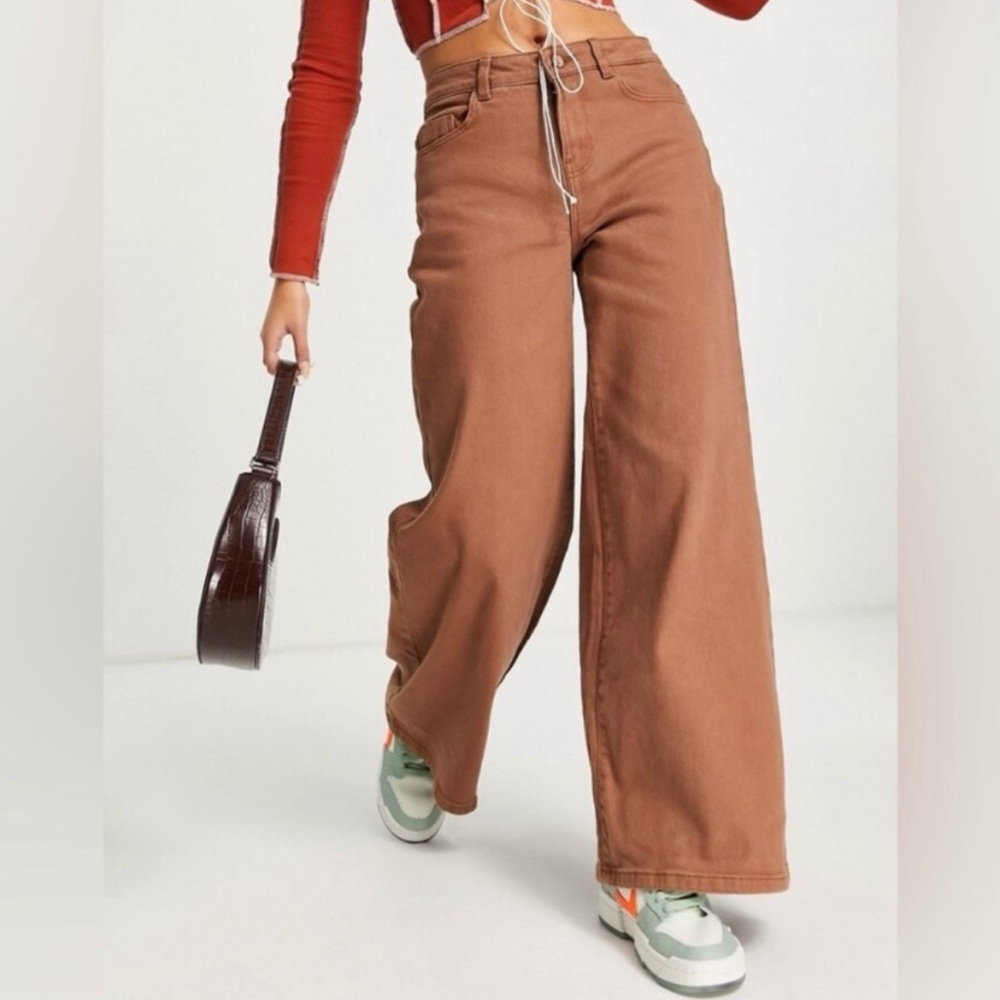 NWT WE THE FREE BY FREE PEOPLE CRVY GIA WIDE LEG JEANS